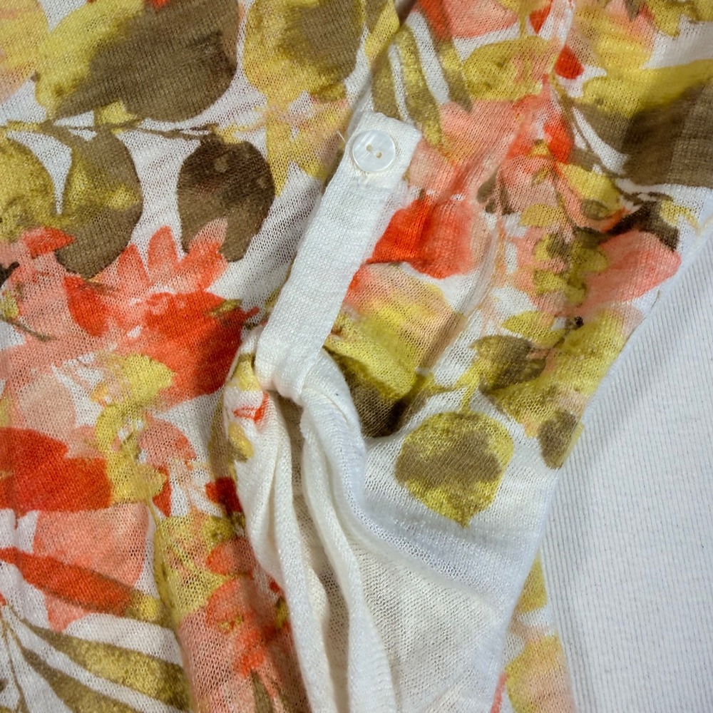 Ruby Rd Floral Lightweight Open Front Cardigan Sw… - image 3